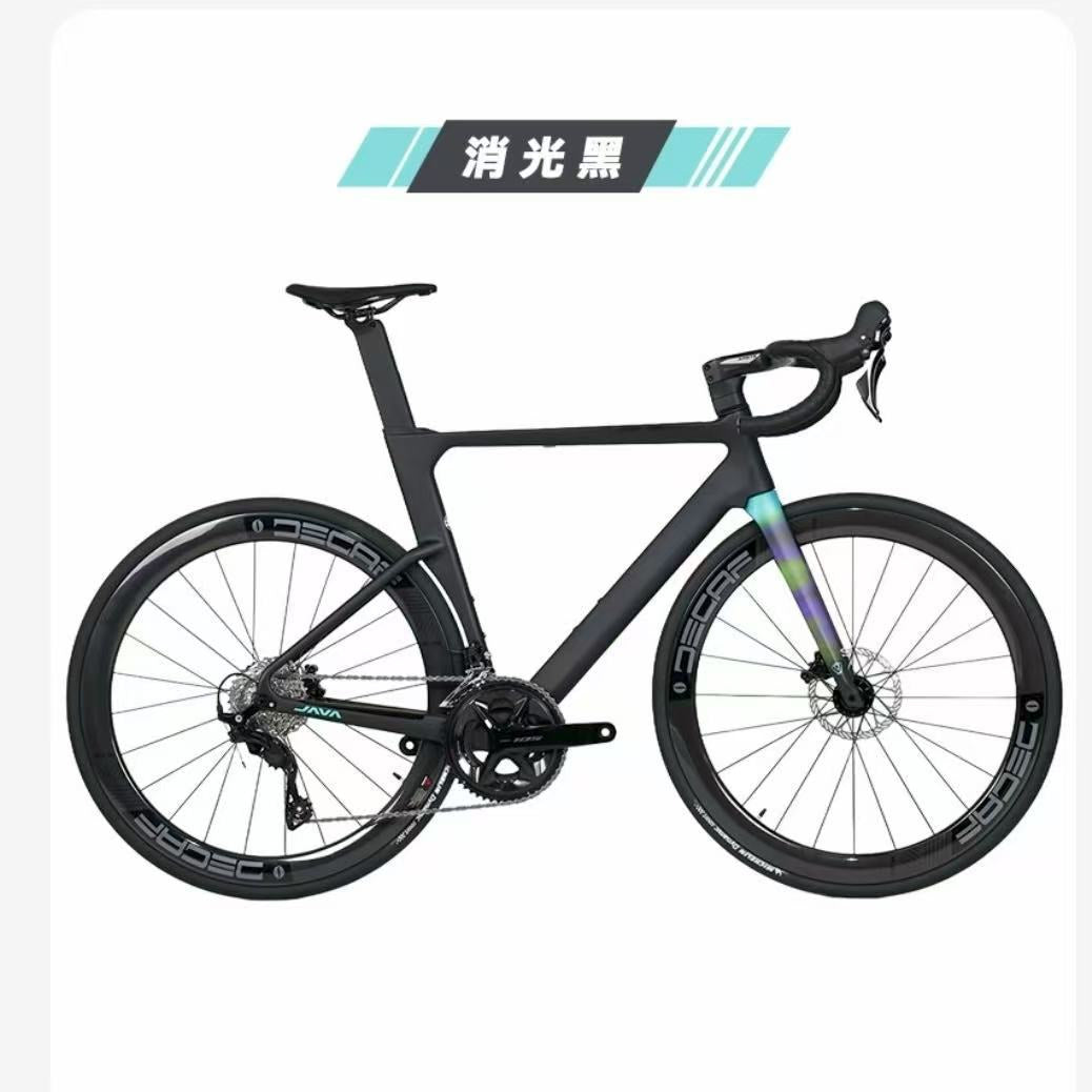 New Model Java Fire 6 Jiaowo Fuoco Top Road Bike 105 Hydraulic Disc 24-Speed Full Carbon Bicycle