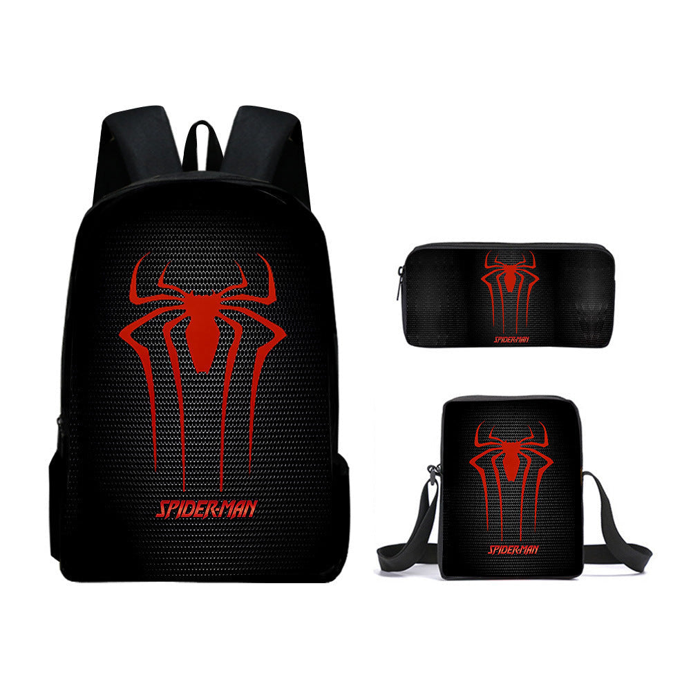 European and American  New Spider-Man Hero No Return Backpack 3D Digital Printing Casual Trendy Backpack