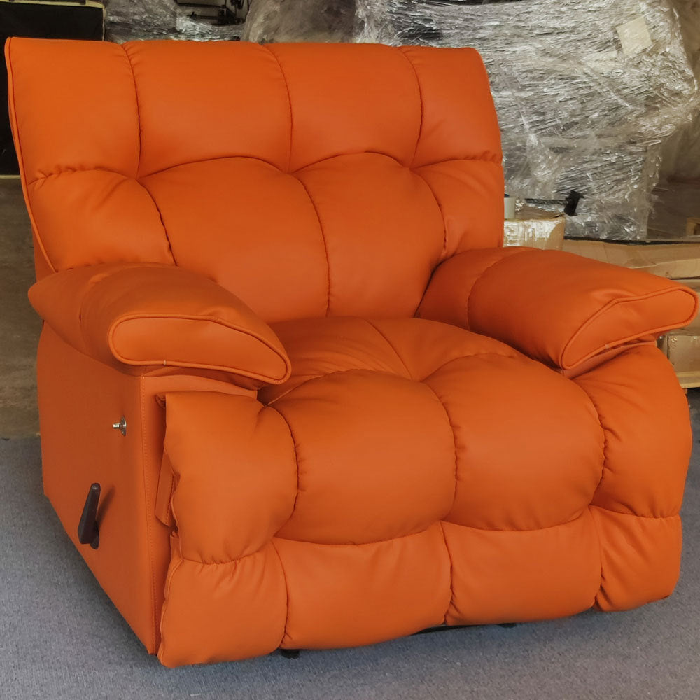 Light luxury lazy electric multifunctional sofa reclining rocking tofu block cloud massage heating rocking chair space sofa