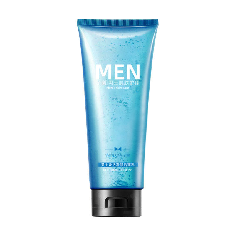Aloe facial cleanser mild cleansing oil control moisturizing cleanser facial cleanser female foam men Skin Care