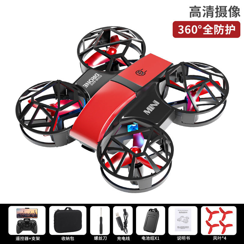 Mini drone aerial photography HD professional small aerial vehicle remote control aircraft children toy boys primary school students