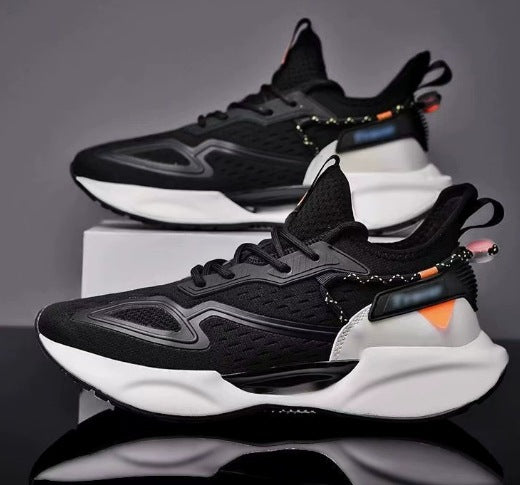 2025 Men's Shoes Spring and Autumn Casual Shoes Men's Fashionable All-match sneaker Men's Shoes Flying Woven Breathable Mesh Cloth Shoes