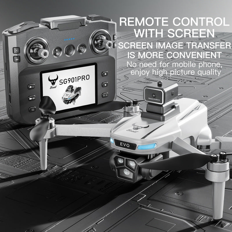 Sg901Pro/Sg901Max Obstacle Avoidance Uav Dual Camera Aerial Photography with Screen Remote Control Rc Aircraft