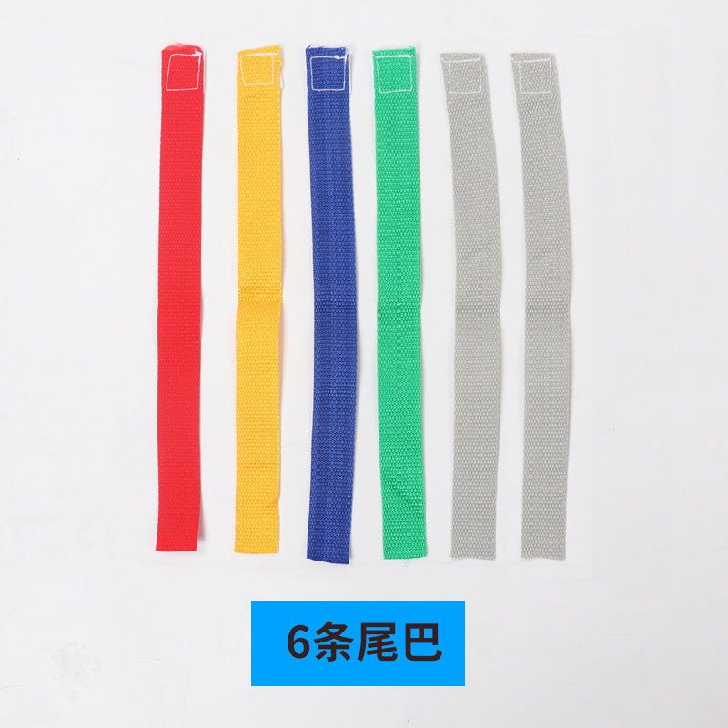 Kindergarten Tail-pulling Toy Children's Catching Belt Game Props Parent-child Outdoor Feelings Training Sports Equipment