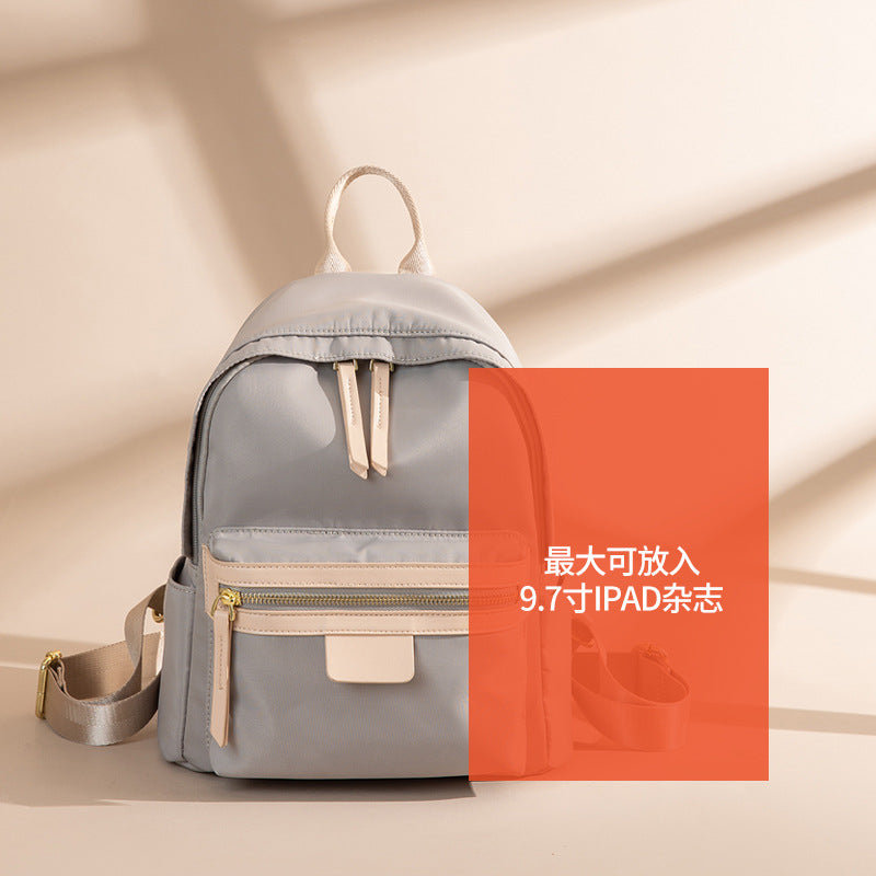 Backpack Women's 2022 New Fashion All-match Campus Schoolbag ins Fashion University Backpack for Junior and Senior High School Students