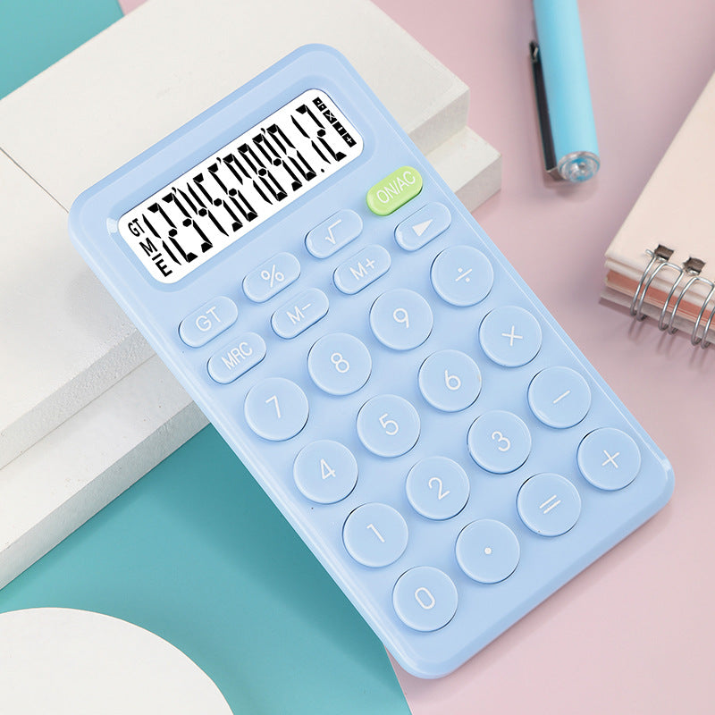 Macaron Color Portable Calculator Office Special Computer Student Cute Calculator Financial Special