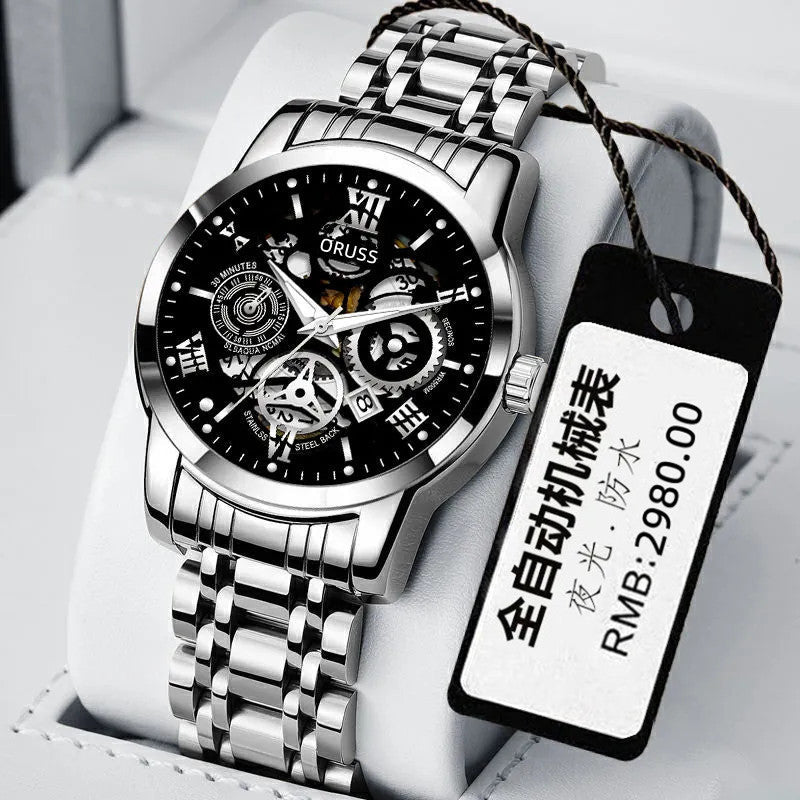 [Do not make money to make friends] Automatic non-mechanical watch men's watch luminous waterproof high-end handsome men's watch