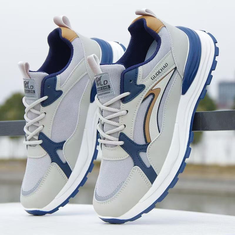 Men's Shoes 2025 New Breathable Mesh sneaker Soft Sole Running Shoes Fashion Casual Shoes Thick Sole Torre Shoes