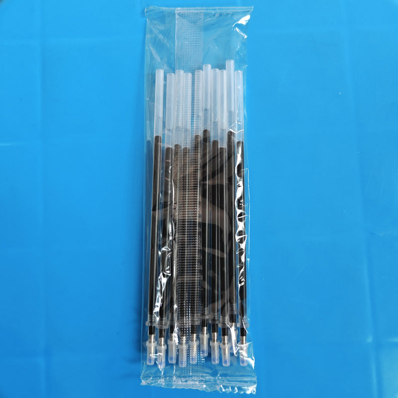European Standard Gel Pen 0.5mm Bullet Needle Pen Ballpoint Pen Carbon Water Pen Signature Pen Office Examination Pen
