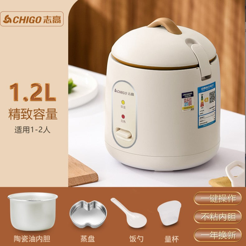 Mini Rice Cooker Household Dormitory Non-Stick Pot 2-Person Small Rice Cooker Electric Cooking Pot Factory Wholesale Event Gifts