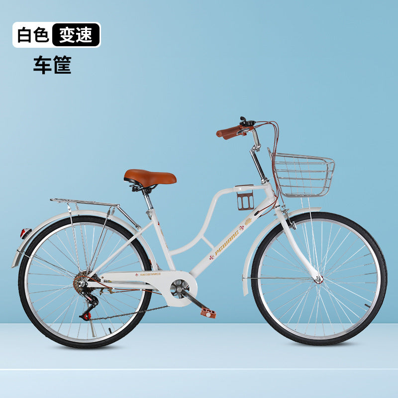 Coffee cart men and women students adult variable speed city fashion commuter light bearing bicycle factory