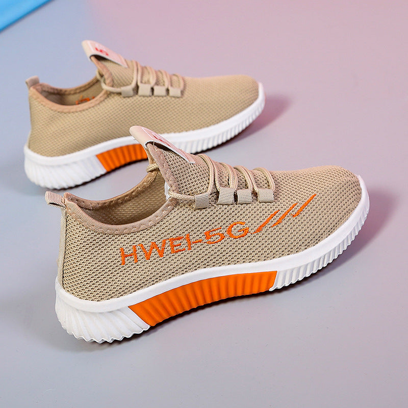 A generation of spring and autumn canvas shoes old Beijing cloth shoes women's soft bottom sneakers breathable casual shoes plus velvet cotton shoes