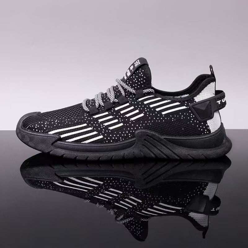 Shoes for Men 2025 New Soft Sole Comfortable Running Casual Shoes Fly Woven Sports Shoes Men's Casual Shoes
