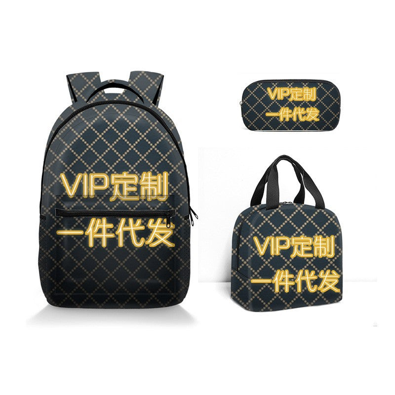 Directly Supplied from the Manufacturer, Polyester Backpacks for Students, Customizable with Logo, Children's Backpacks, Anime-Theme