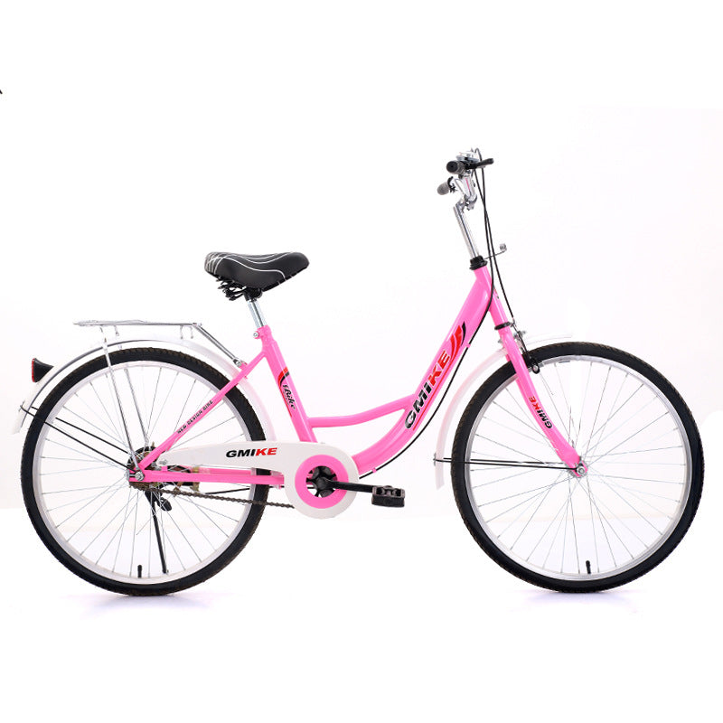 24inch 26inch Lightweight Commuter Bicycle for Male and Female Students, Suitable for Men and Women to Commute to Work, Ladies' Bicycle, Single Speed