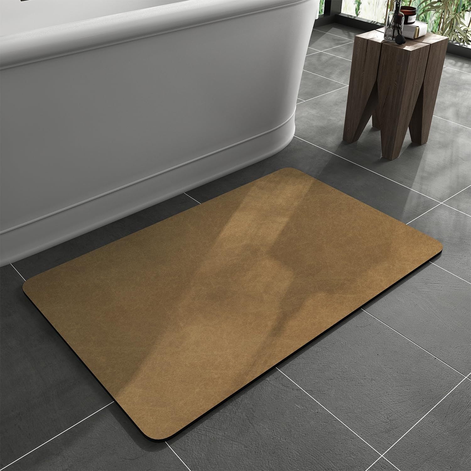 Diatom Mud Floor Mat Bathroom Toilet Door Absorbent Mat Non-Slip Household Toilet Foot Mat Carpet Home Sludge Resistance