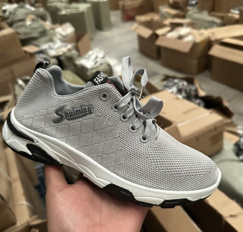 Shoes for Men 2025 New Soft Sole Comfortable Running Casual Shoes Fly Woven Sports Shoes Men's Casual Shoes
