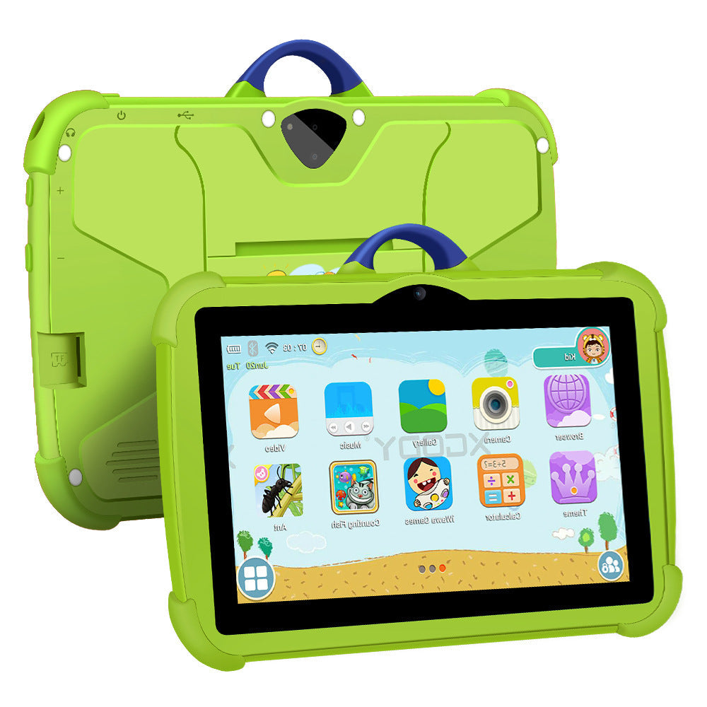 7inch Kidsren's Tablet Android 7.1 Early Education Learning Machine Wifi Internet Access Eye Protection Screen Parental Control