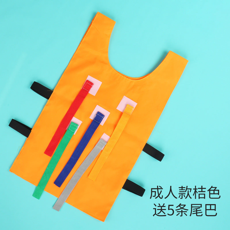 Kindergarten Tail-pulling Toy Children's Catching Belt Game Props Parent-child Outdoor Feelings Training Sports Equipment
