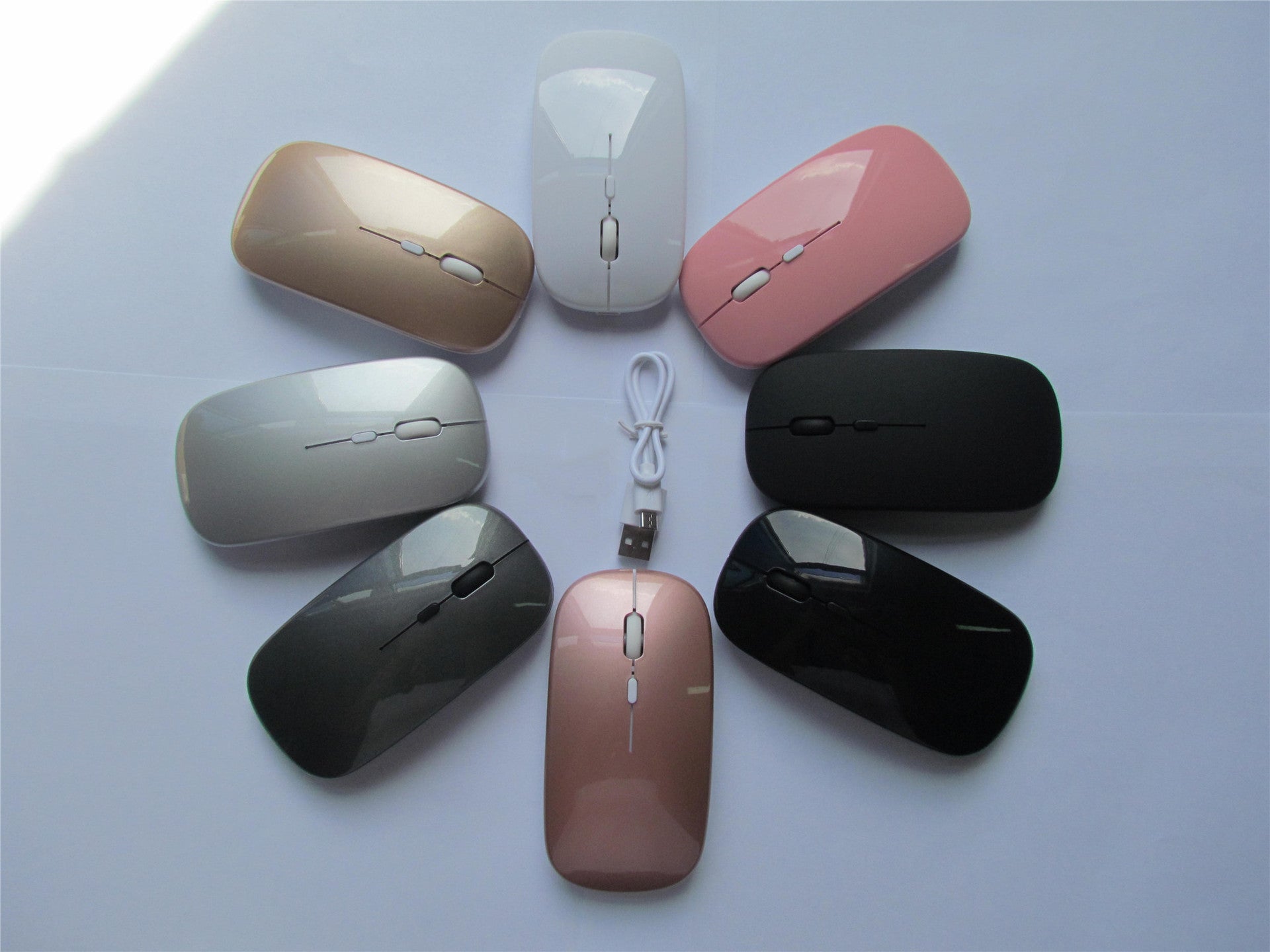 New Charging Bluetooth Dual-Mode Wireless Luminous Computer Notebook Office Silent Mouse