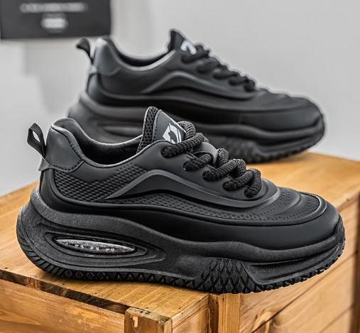 Men's Shoes 2025 Spring New Fashion Sports Casual Shoes Men's All-match Thick-soled Increased Wear-resistant Torre Shoes