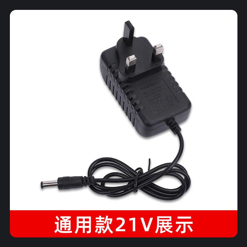 21V2A Lithium Battery Constant Current Charger Power Tool Hand Drill Electric Screwdriver Car Wash Gun Fascia Gun