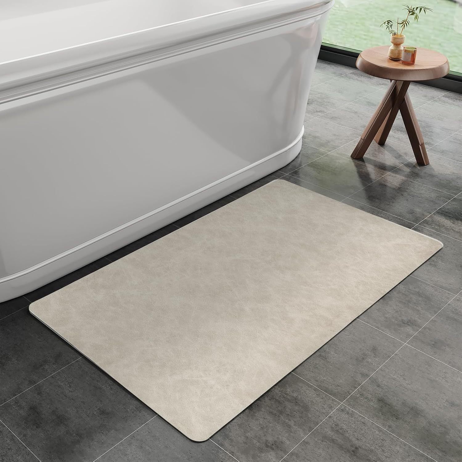 Diatom Mud Floor Mat Bathroom Toilet Door Absorbent Mat Non-Slip Household Toilet Foot Mat Carpet Home Sludge Resistance