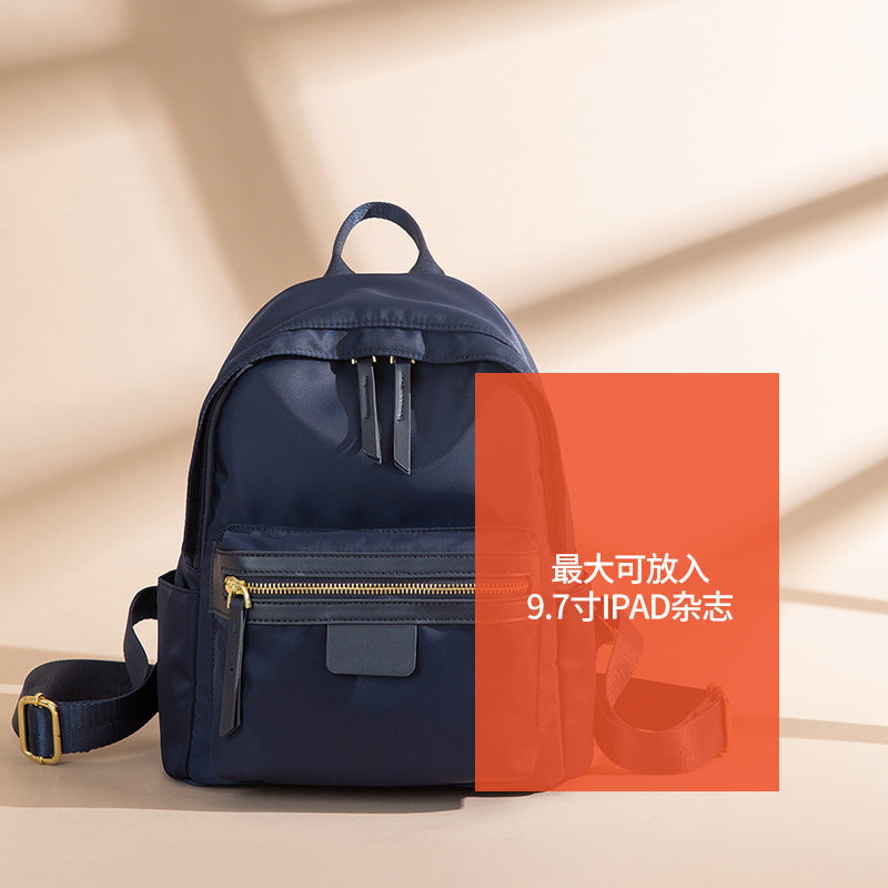 Backpack Women's 2022 New Fashion All-match Campus Schoolbag ins Fashion University Backpack for Junior and Senior High School Students