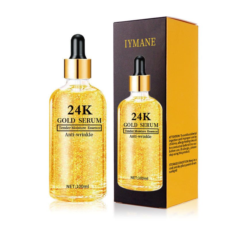 Platform Live Broadcast Popular Moisturizing Essence Liquid 24K Gold Hyaluronic Acid Skin Care Product Essence