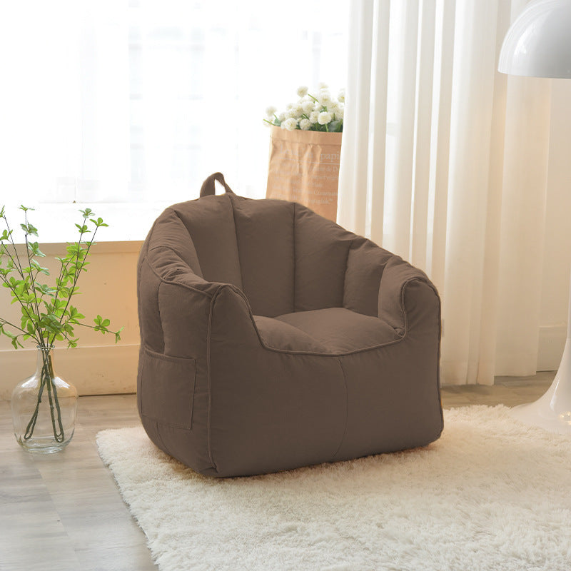 Bean bag sofa lazy sofa tatami lunch break small sofa double bedroom color matching solid color wholesale factory direct supply