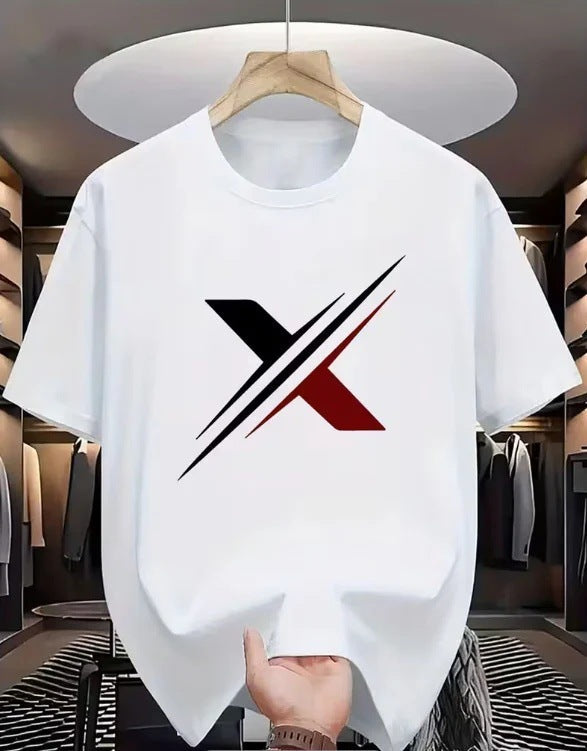 Factory Direct Sales Men's and Women's Same round Neck Short Sleeve Breathable T-shirt 2026 Popular New 3D Digital Printing Spot