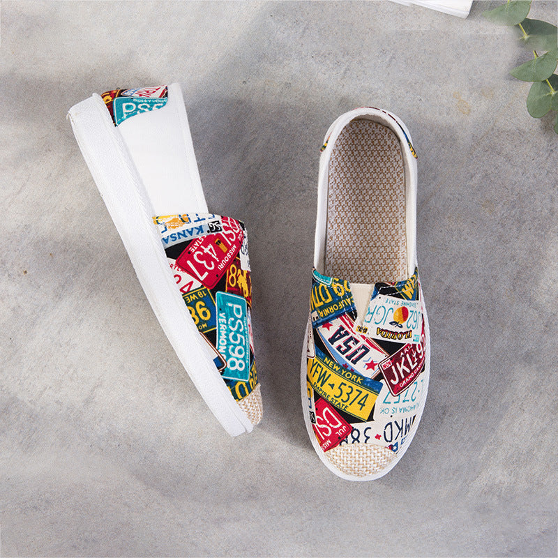 2025 Low-Top Casual Shoes Old Beijing Cloth Shoes for Women, Soft-Soled Shoes for Mothers, Canvas Shoes for Students