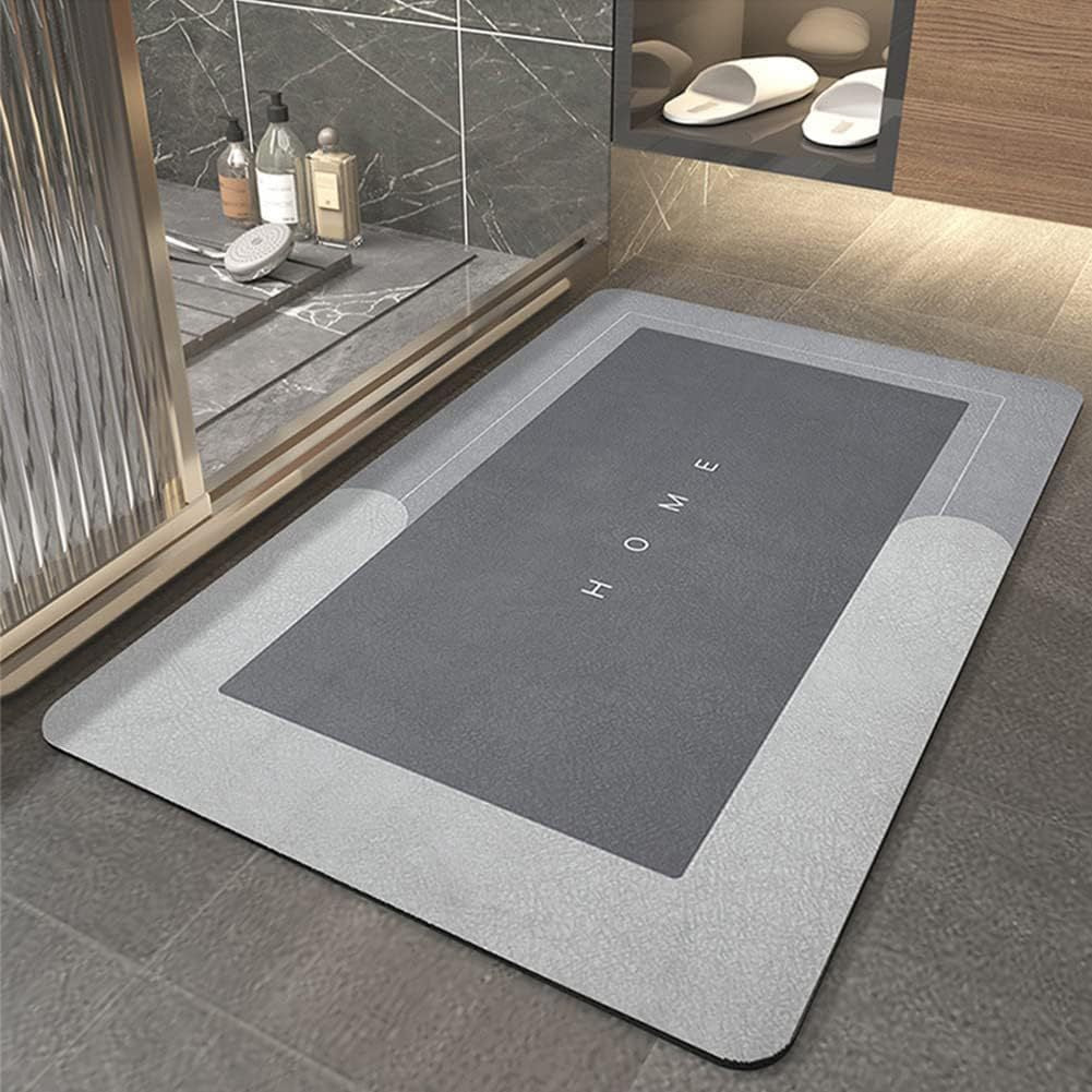 Diatom Mud Floor Mat Bathroom Toilet Door Absorbent Mat Non-Slip Household Toilet Foot Mat Carpet Home Sludge Resistance