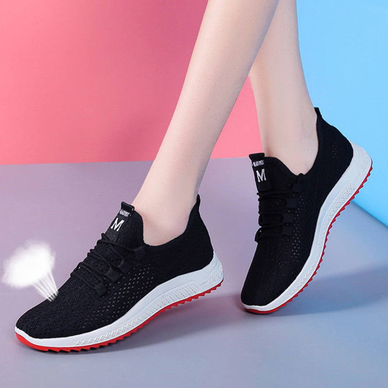 A generation of spring and autumn canvas shoes old Beijing cloth shoes women's soft bottom sneakers breathable casual shoes plus velvet cotton shoes