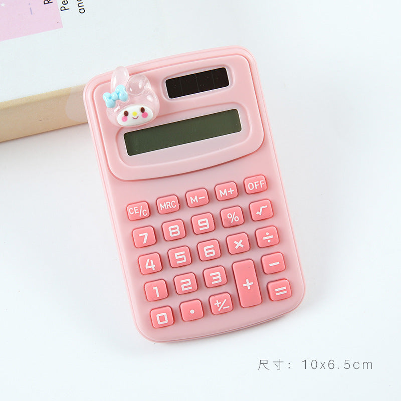 Creative Large-Sized Calculator for Primary School Students, Office Accounting, and Business Use, Portable Mini High-Value Calculator
