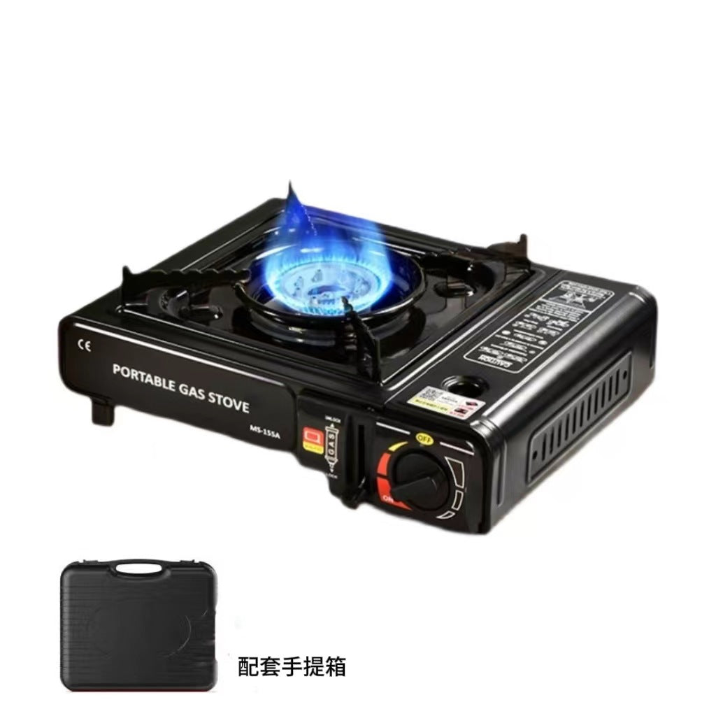 Gas stove cassette stove outdoor household portable gas stove cooking grill camping grill gas stove camping