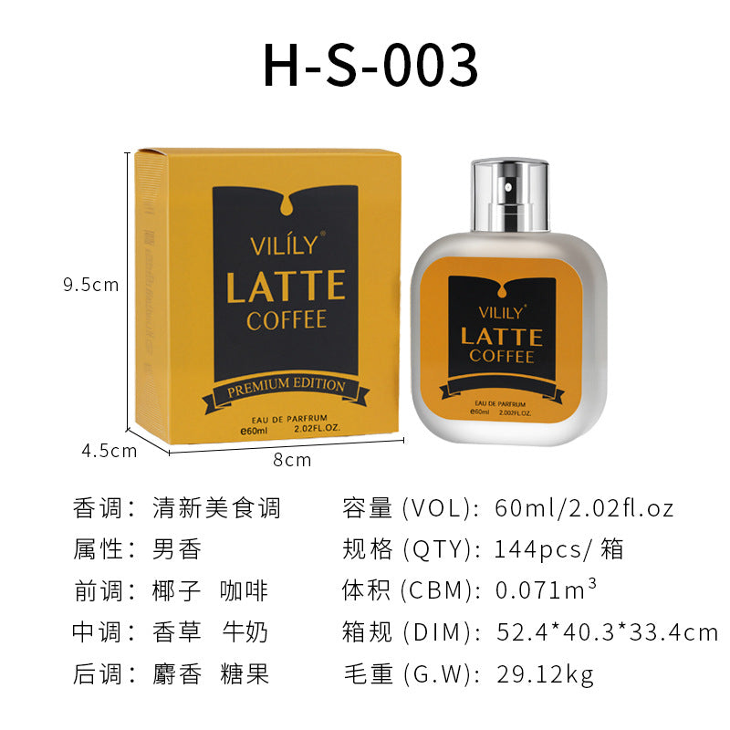 Foreign Trade Perfume Vilily Manufacturer Direct Sales 60ml Formal Hot Product Multi-Country Hot Selling Men's Perfume Wholesale