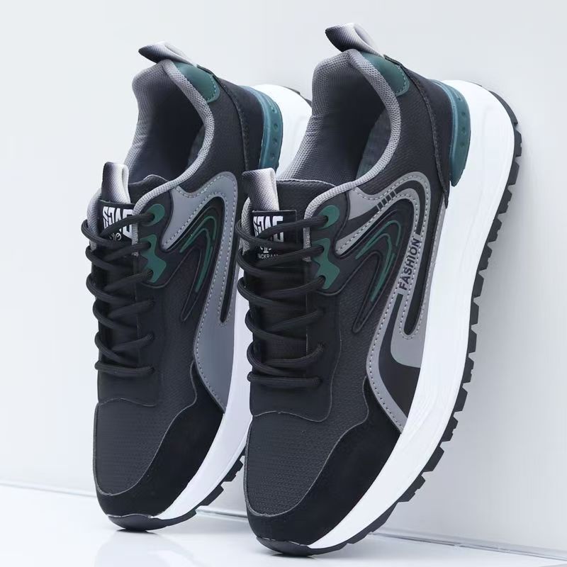 Men's Shoes 2025 New Breathable Mesh sneaker Soft Sole Running Shoes Fashion Casual Shoes Thick Sole Torre Shoes