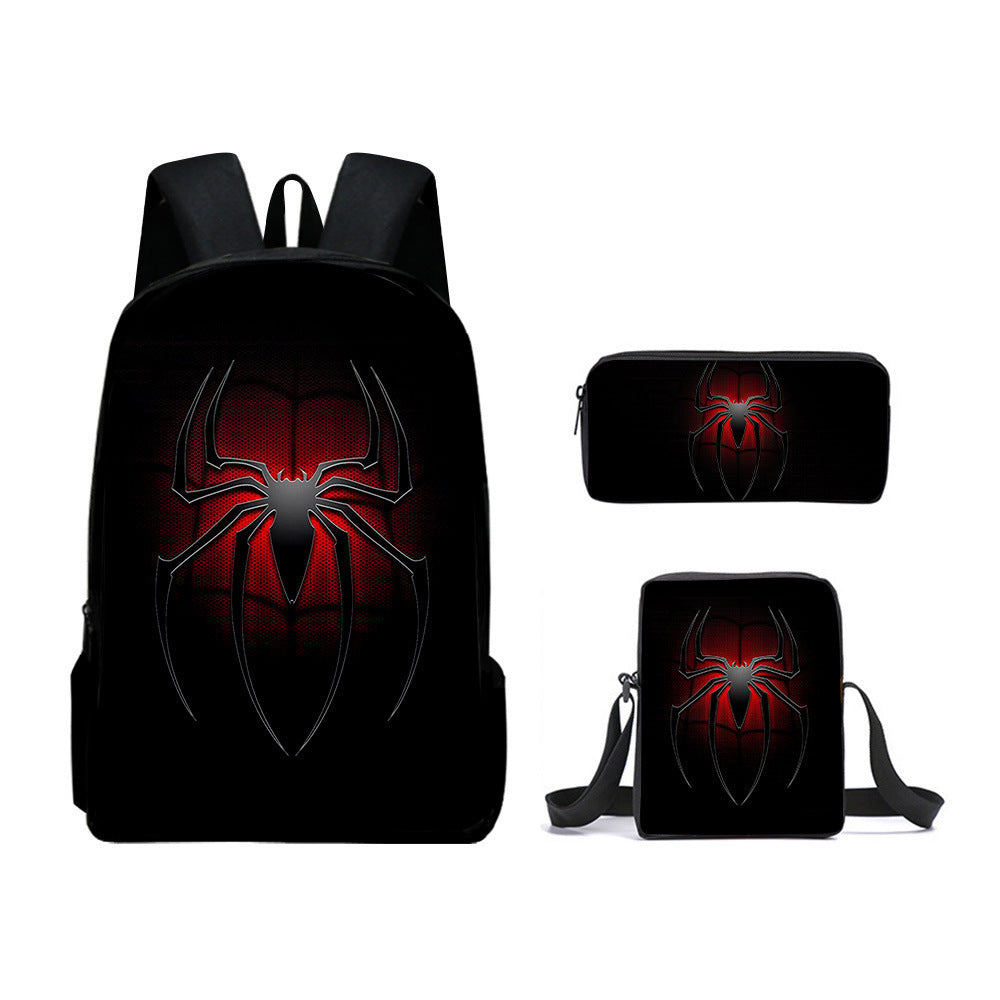 European and American  New Spider-Man Hero No Return Backpack 3D Digital Printing Casual Trendy Backpack