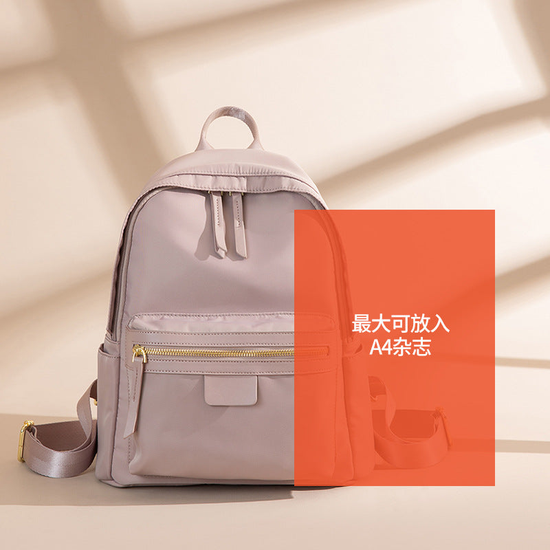 Backpack Women's 2022 New Fashion All-match Campus Schoolbag ins Fashion University Backpack for Junior and Senior High School Students