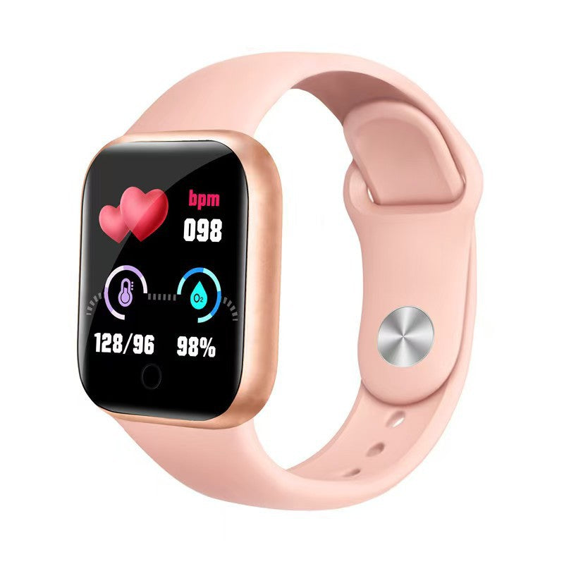 Popular Y68 Smart Bracelet, Sports Heart Rate Monitoring Information Push Weather Synchronization D20 Smart Watch