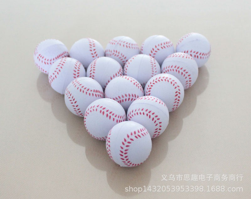 Cross-Border Hot-Selling Popular 3cm Rugby Pu Foam Mini Spray-Painted Football Baseball Decompression Vent Basketball