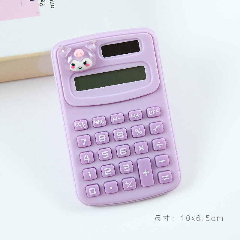Creative Large-Sized Calculator for Primary School Students, Office Accounting, and Business Use, Portable Mini High-Value Calculator