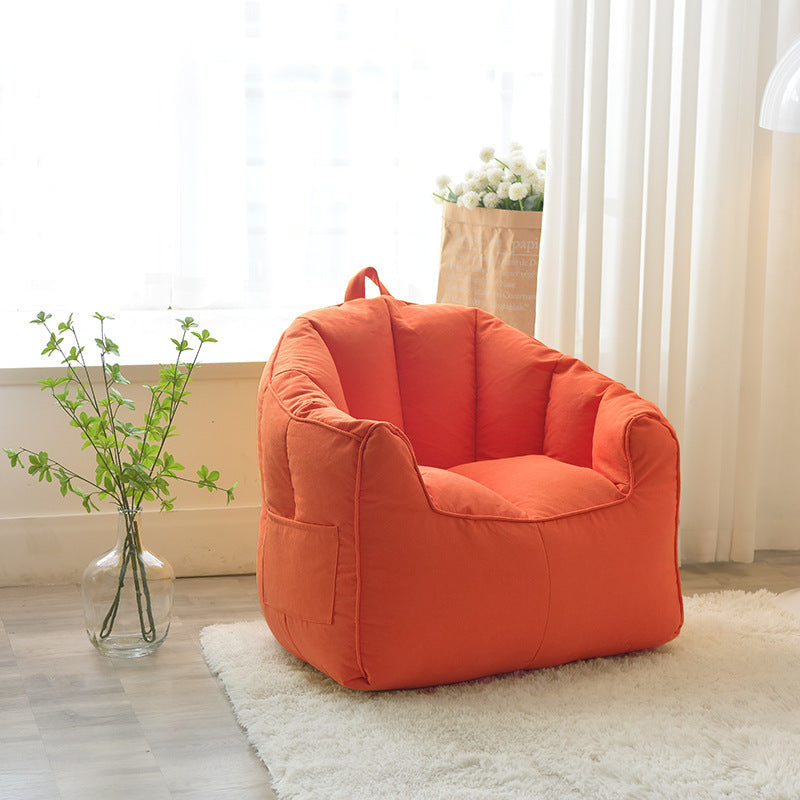 Bean bag sofa lazy sofa tatami lunch break small sofa double bedroom color matching solid color wholesale factory direct supply