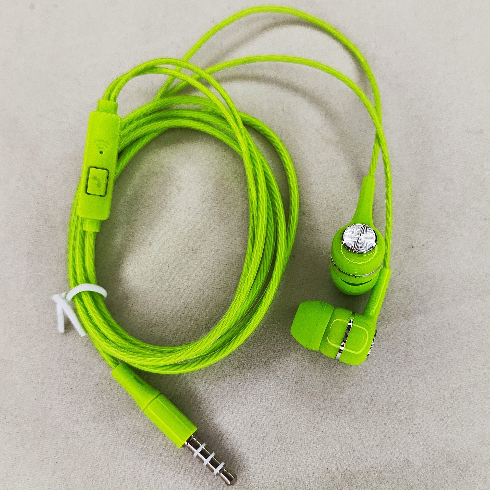 Factory Direct Sales, Large Quantity, Free Shipping, S12 Subwoofer In-Ear Headphones, Crystal Wire with Microphone, Electroplating Ring, Wired Cross-Border
