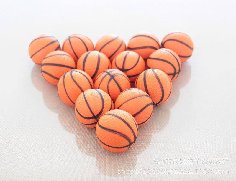 Cross-Border Hot-Selling Popular 3cm Rugby Pu Foam Mini Spray-Painted Football Baseball Decompression Vent Basketball