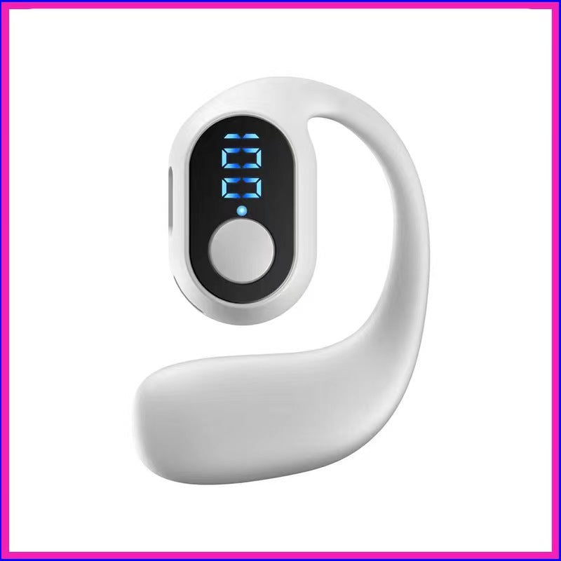 Popular Single-Ear Digital Display Ultra-Long Standby Bluetooth Headset Foreign Trade Wireless Bluetooth Headset with Large Sound and Long Battery Life