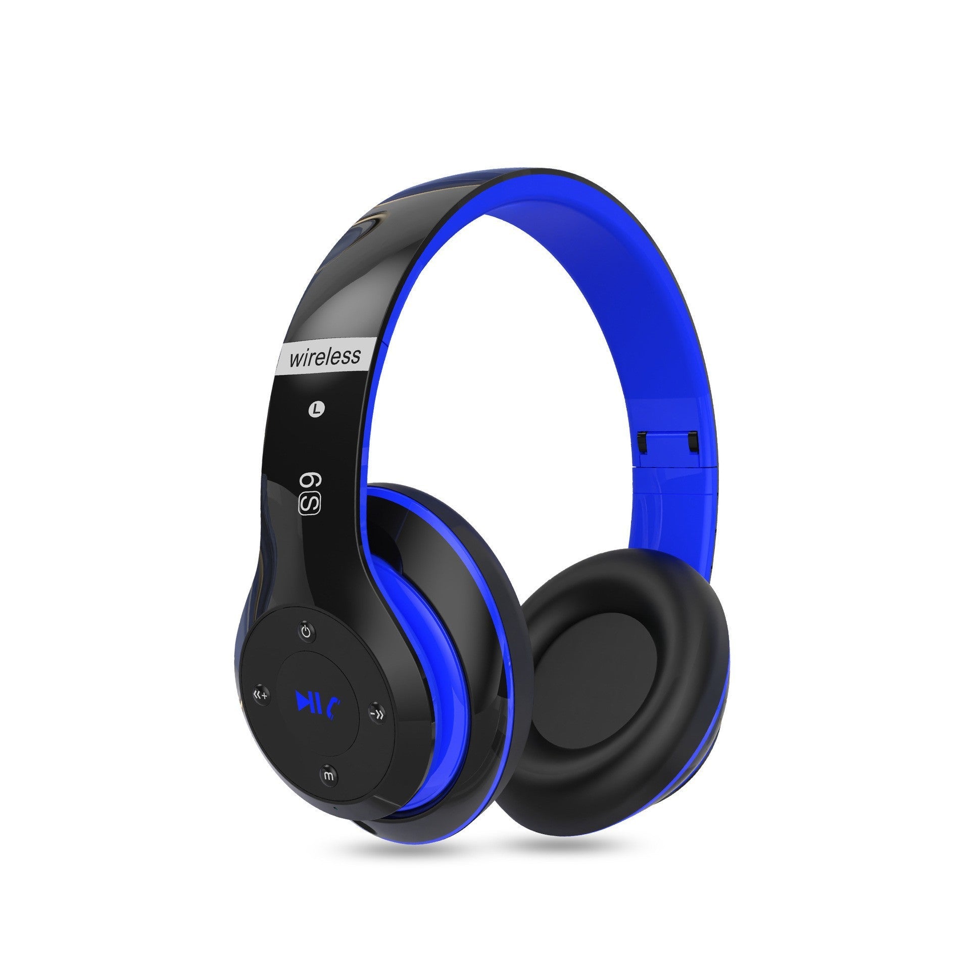 A6S Head-Mounted Bluetooth Headset Wireless Stereo Headset Card Radio Call Function