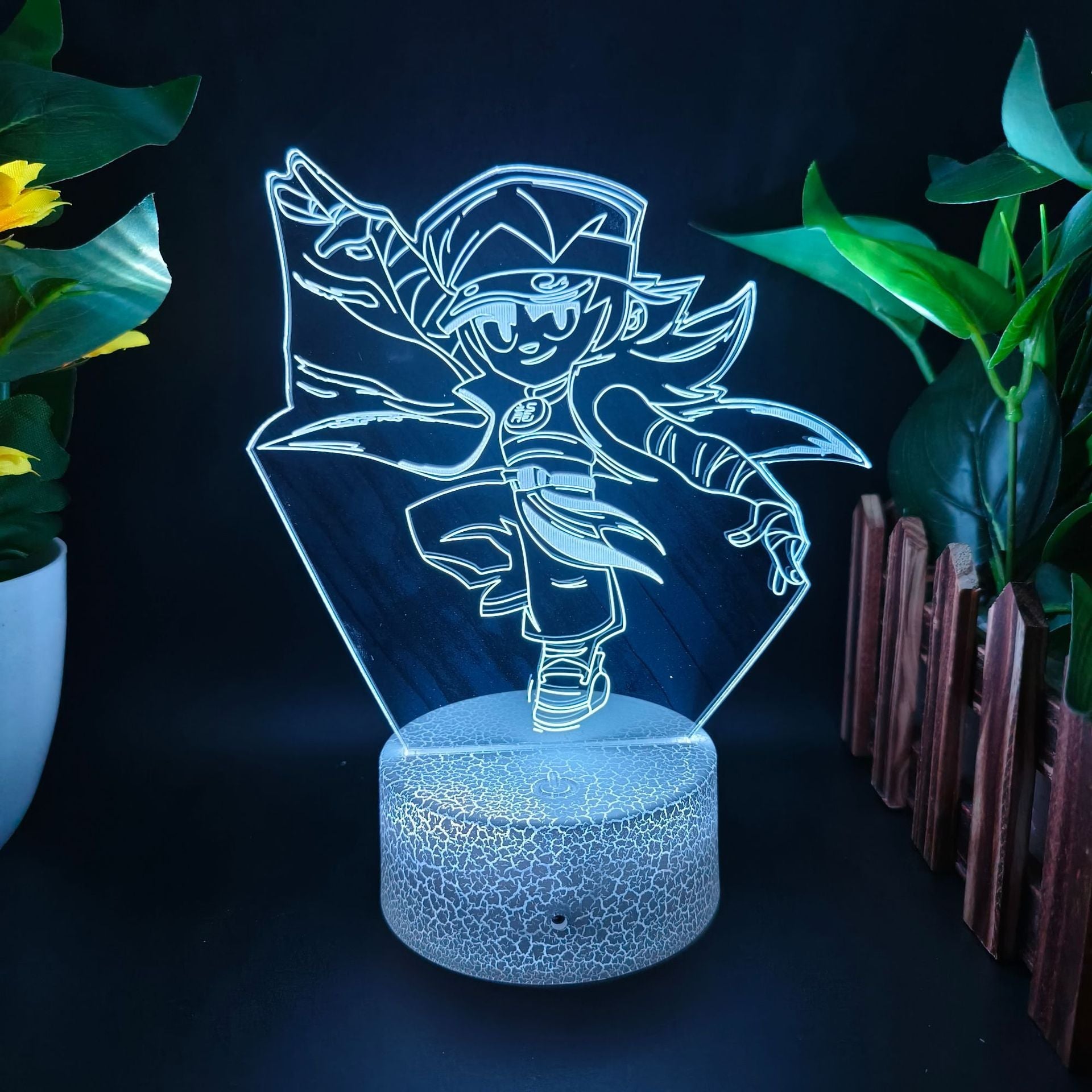 King of Gods Blok Edgar Figure Gift Bedroom Game E-Sports Atmosphere 3D Night Light