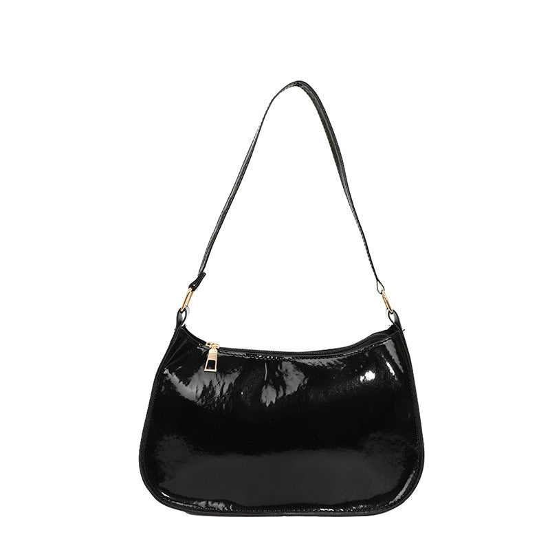 Popular Fashion Solid Color Small Square Bag 2024 Autumn and Winter New Korean Shoulder Underarm Handbag Women's Bag Trendy